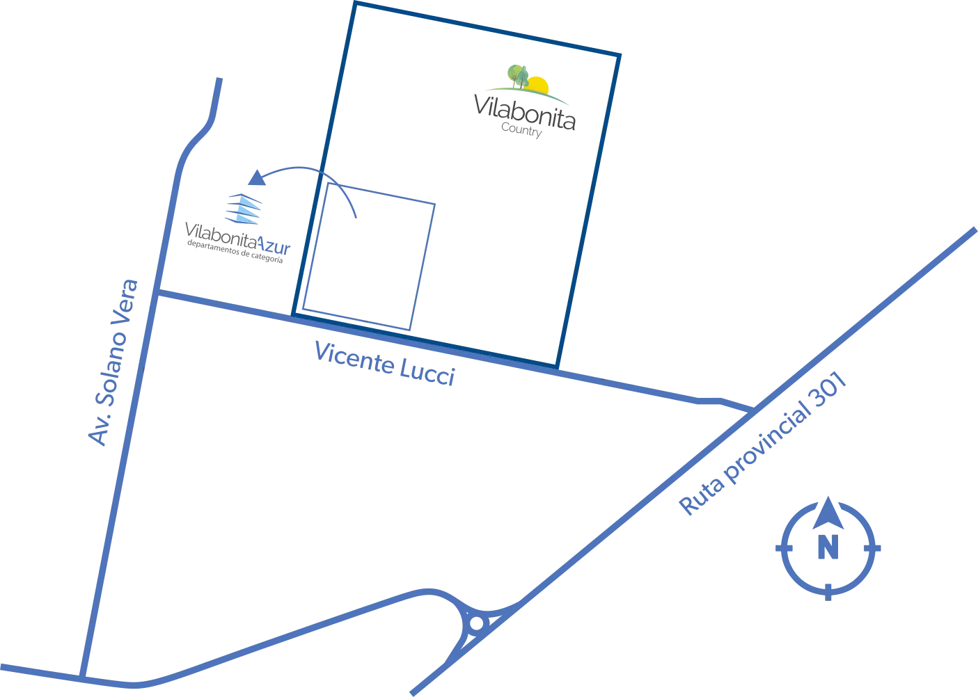 Mapa Azur